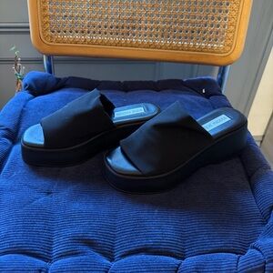 Steve Madden Black Women's Mules